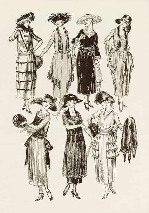 Anonymous - Day dresses of various types to meet various needs