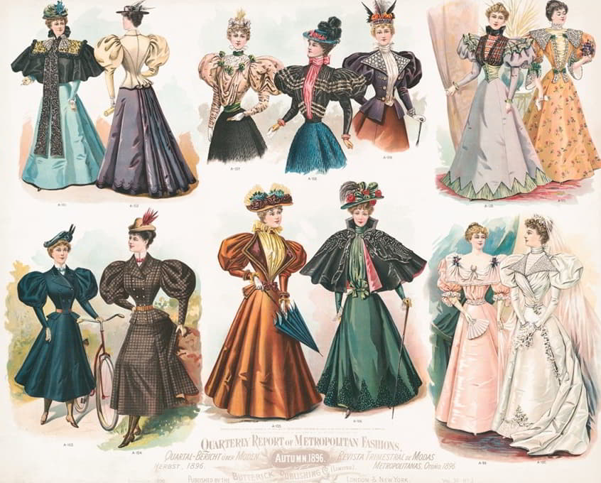 Anonymous - Quarterly report of metropolitan fashions. Herbst, 1896