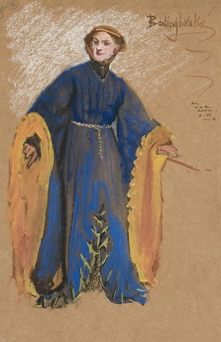 博林布鲁克，理查二世的服装素描