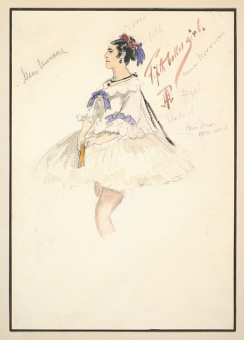《第五芭蕾舞女孩》（白色短裙）服装设计