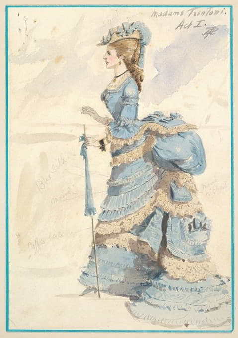 《特伦托尼夫人》第一幕服装设计