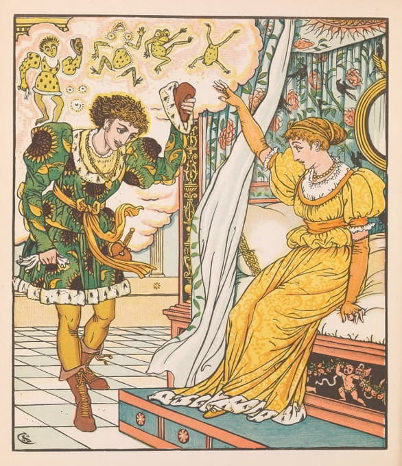 Walter Crane - Beauty and the beast Pl. 10