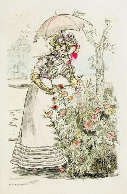 Henri Boutet - Modes feminines du XIXe siecle 1822