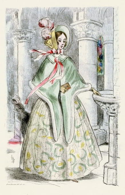 19世纪女性时尚1839