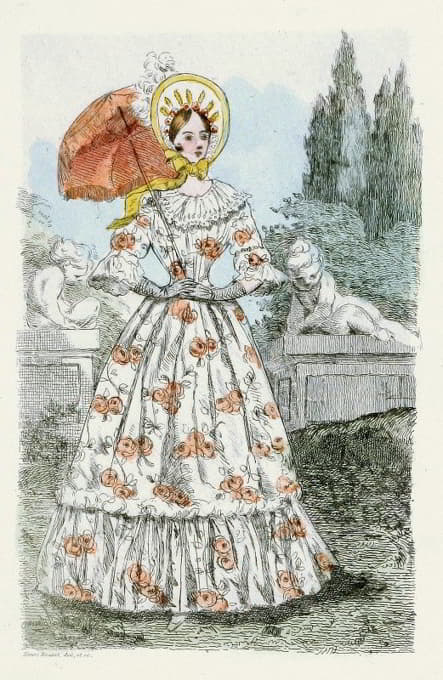 19世纪女性时尚1845