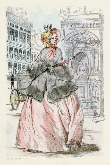 Henri Boutet - Modes feminines du XIXe siecle 1851