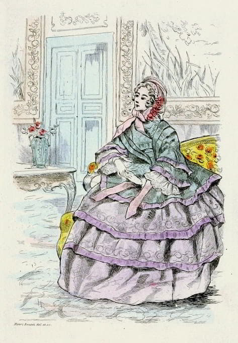 19世纪女性时尚1853
