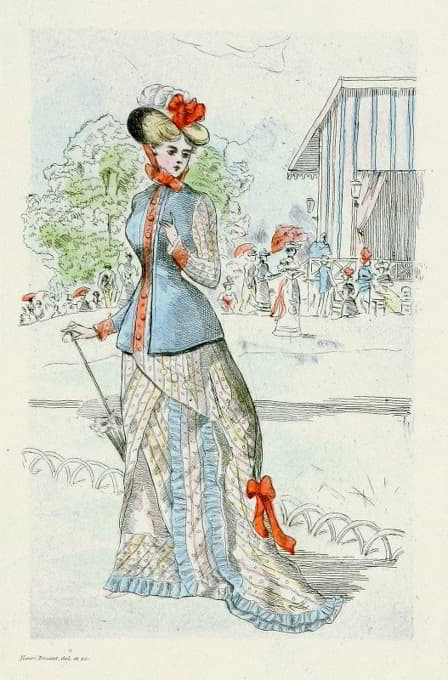 19世纪女性时尚1877