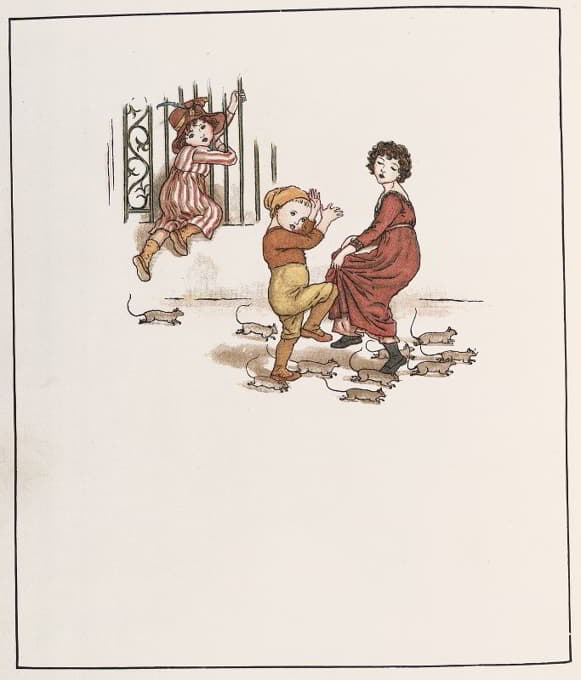 Kate Greenaway - The Pied Piper of Hamelin Pl 13