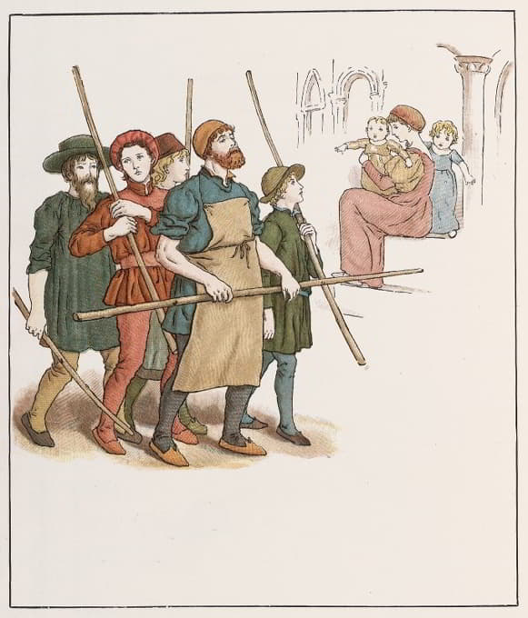 Kate Greenaway - The Pied Piper of Hamelin Pl 16
