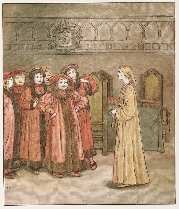 Kate Greenaway - The Pied Piper of Hamelin Pl 18