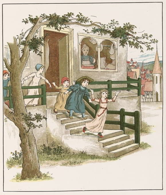 Kate Greenaway - The Pied Piper of Hamelin Pl 23