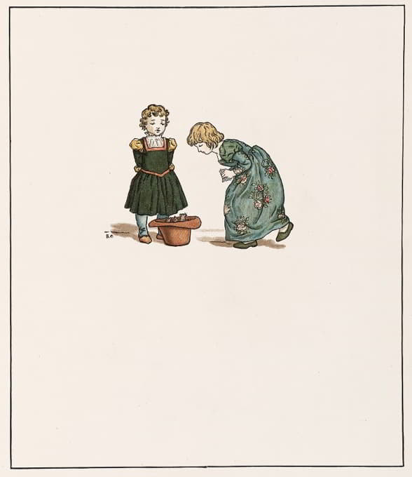 Kate Greenaway - The Pied Piper of Hamelin Pl 8