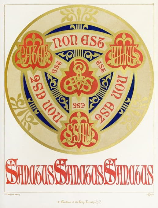 Augustus Pugin - Emblem of the most Holy Trinity