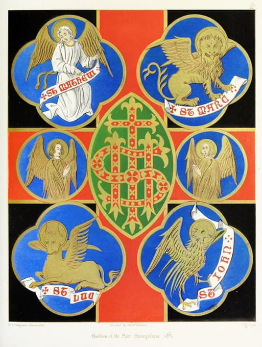 四位福音传道者的徽章