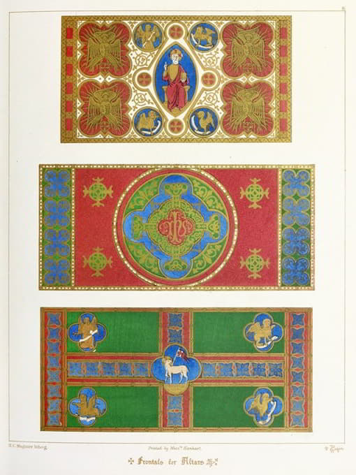 Augustus Pugin - Embroidered Frontals for Altars