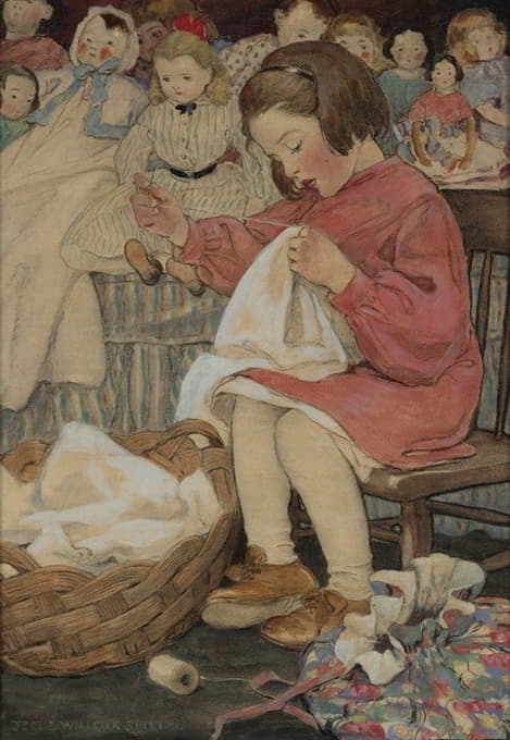 Jessie Willcox Smith - How Doth the Little Busy Bee