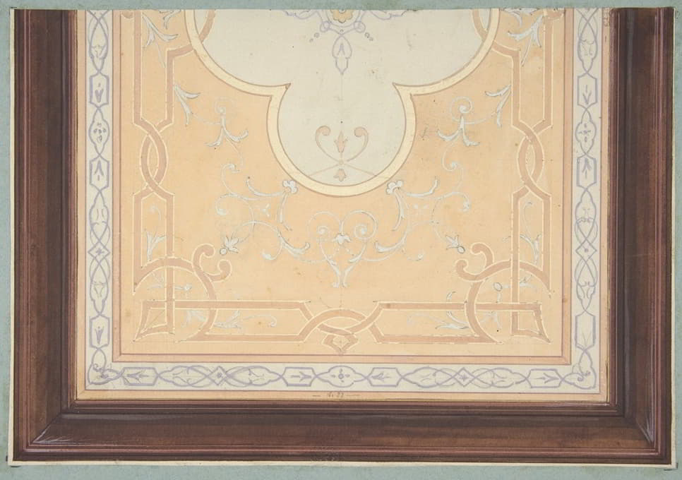 天花板的装饰设计，包括装饰条和装饰条