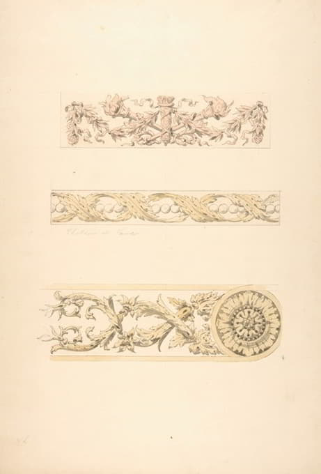 罗科科风格的三种装饰图案