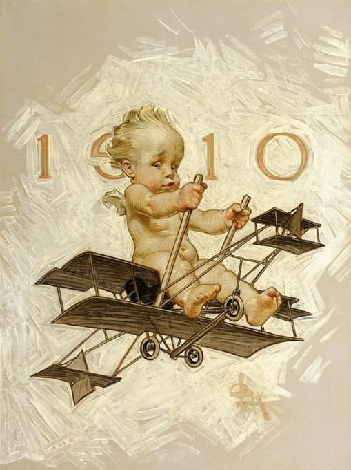 J.C. Leyendecker - New Years 1910