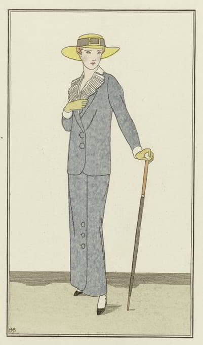 Bernard Boutet de Monvel - Journal des Dames et des Modes, 1912, Costumes Parisiens, no. 7