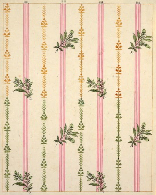 Louis-Albert DuBois - Textile Design; Vertical