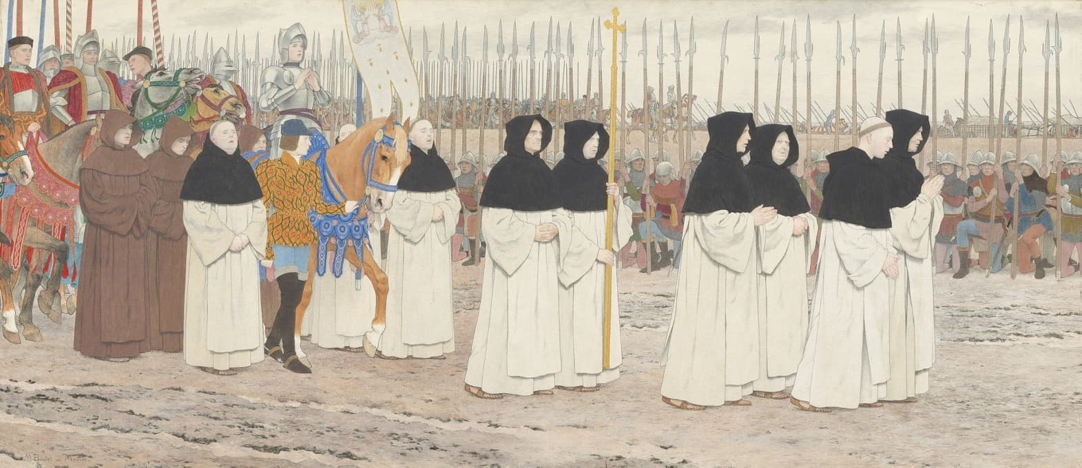 Louis Maurice Boutet de Monvel - The Maid in Armor on Horseback (Joan of Arc series – III)