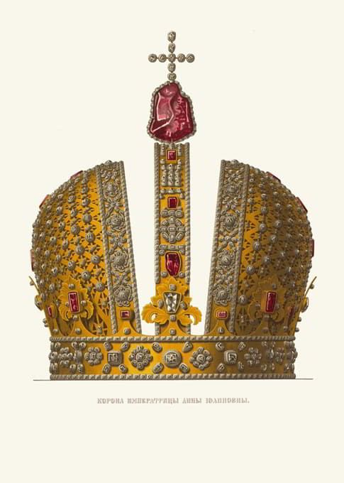 安妮·伊奥尼娜皇后的王冠。（教育1）