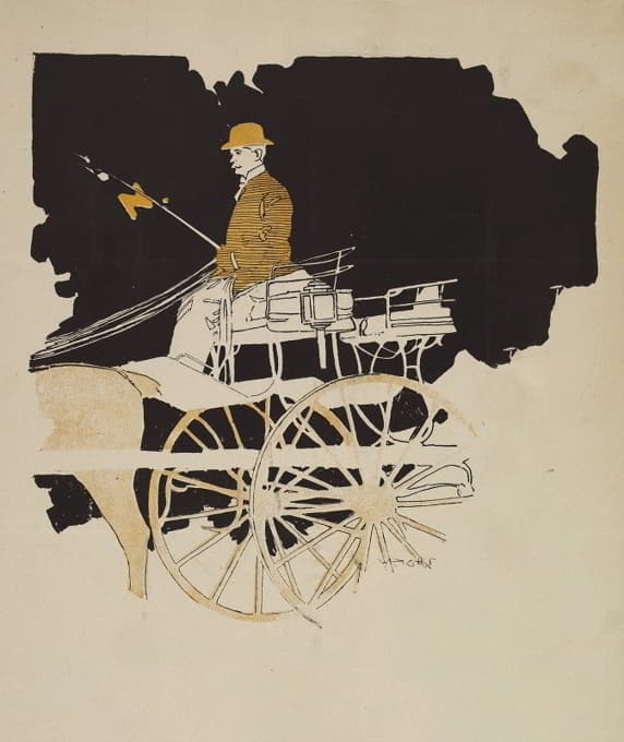 Charles Wright - Man driving a carriage