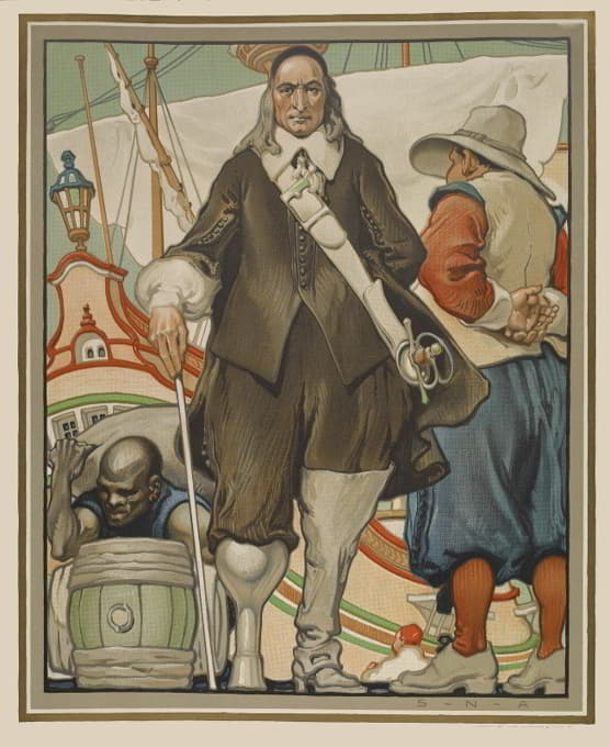 Anonymous - Old Peter Stuyvesant on the cover of the Fall style book