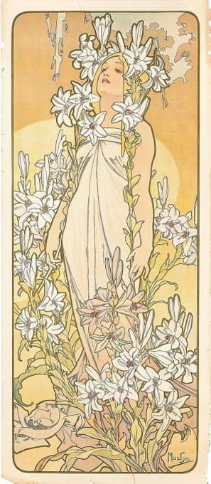 Alphonse Mucha - The Lily