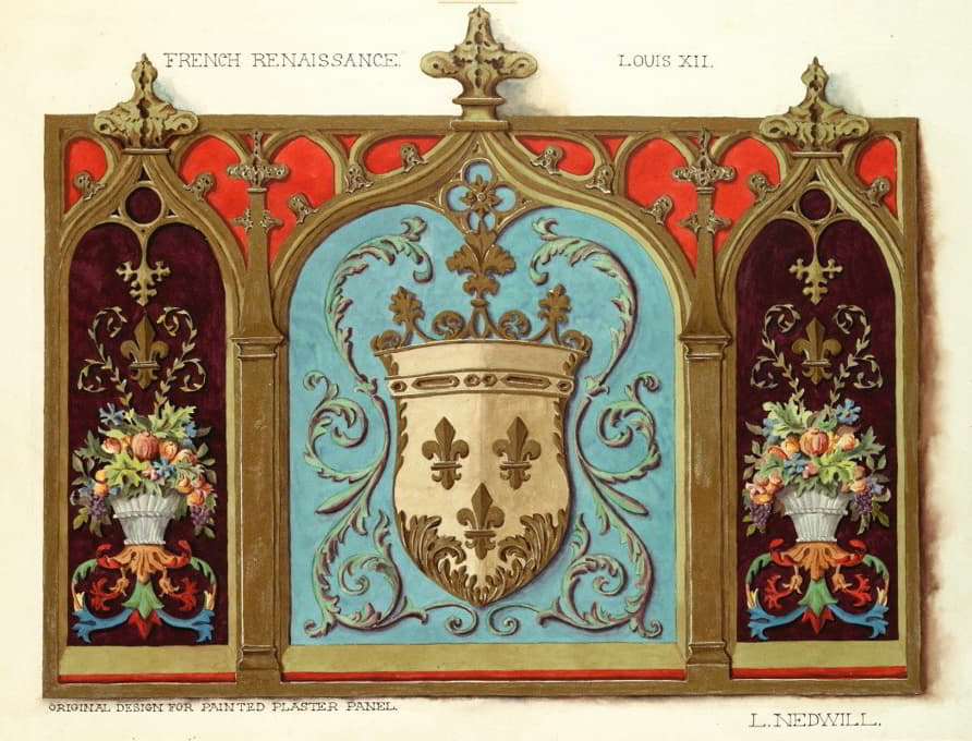 Elizabeth A. Nedwill - Original Design for painted plaster panel