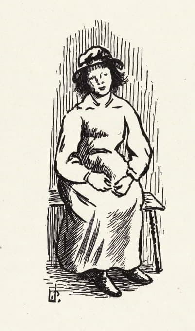 Lucien Pissarro - Jong meisje