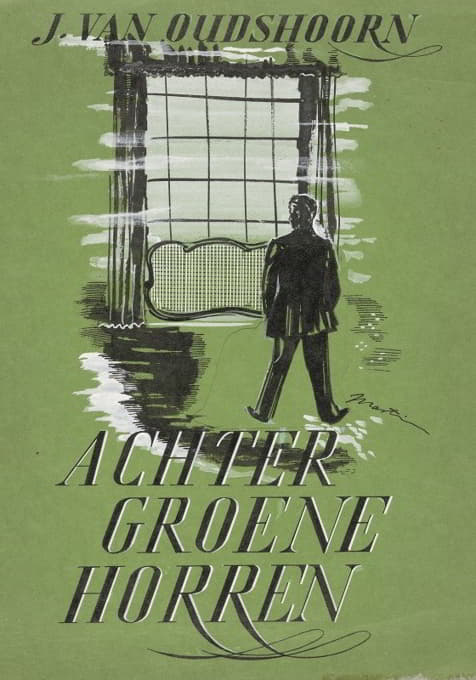 Martin Horwitz - Bandontwerp voor; J. van Oudshoorn, Achter groene horren, 1943-1945