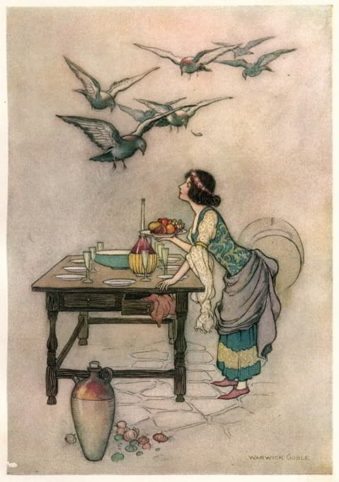 Warwick Goble - Cianna and her Brothers