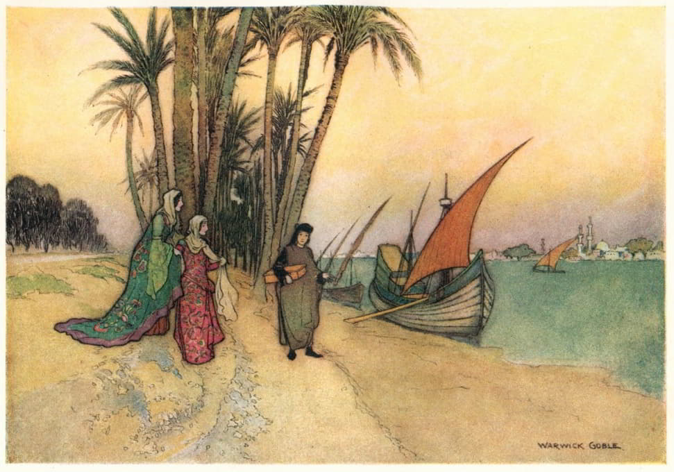 Warwick Goble - Liviella going to the Ship