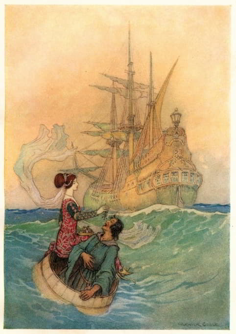瓦斯托拉和佩鲁拉开始接近那艘船