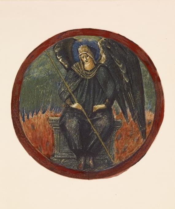 Sir Edward Coley Burne-Jones - Black Archangel