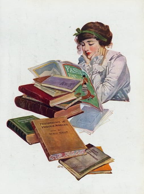 Will Houghton - The book worm and her favorite book