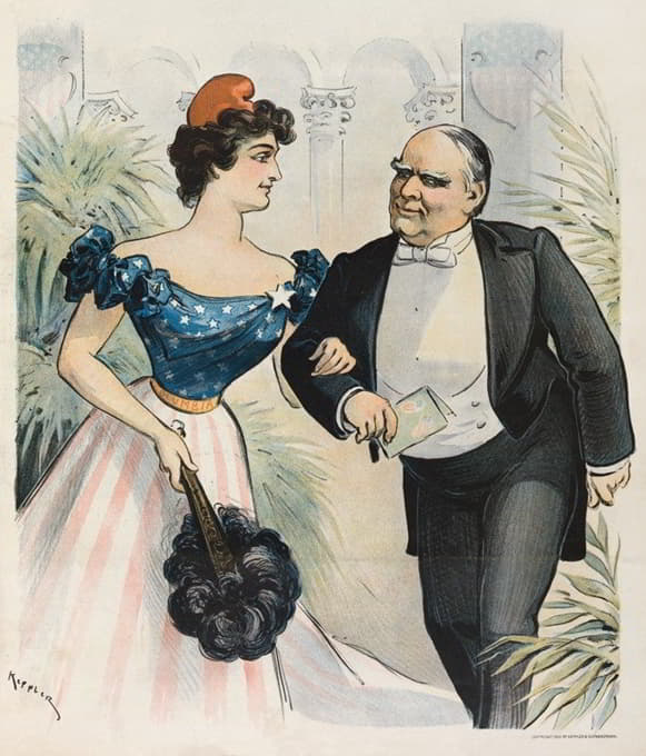 就职舞会，1901年3月4日-为另一个舞蹈订婚