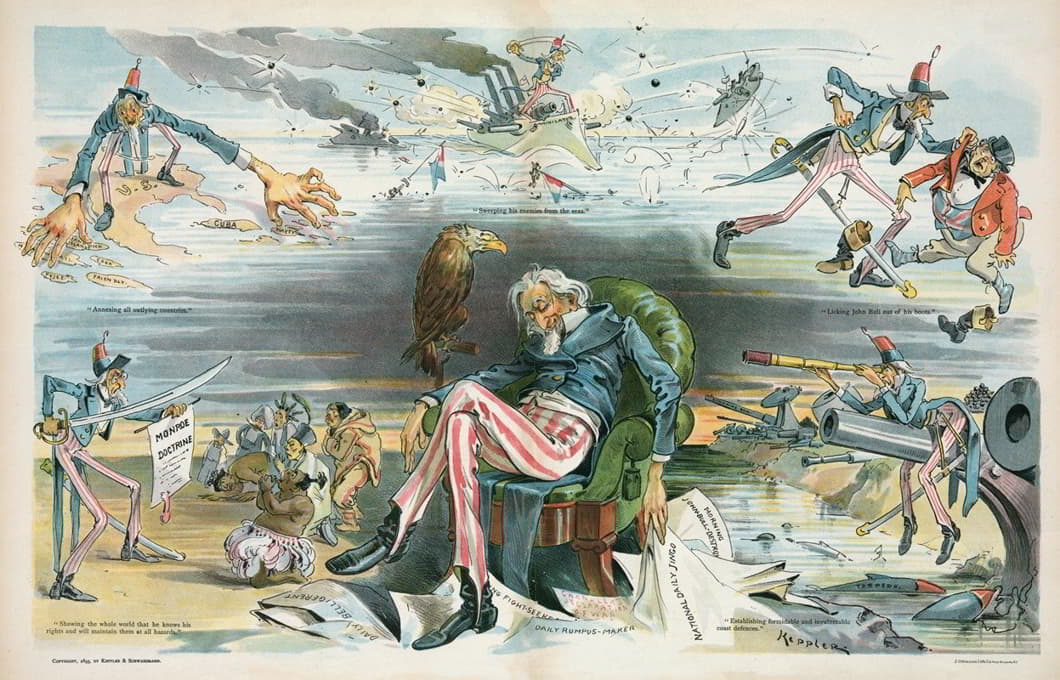 Udo Keppler - Uncle Sam’s dream of conquest and carnage – caused by reading the Jingo newspapers