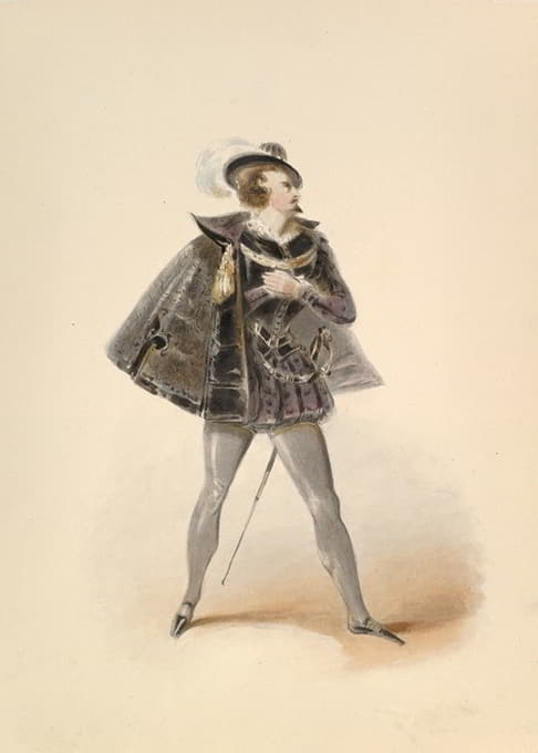 莫扎特《从塞拉利奥绑架》中贝尔蒙特的服装习作