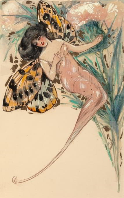 Samuel Loren Schmucker - Fairy with Butterfly Wings (Sensibility)