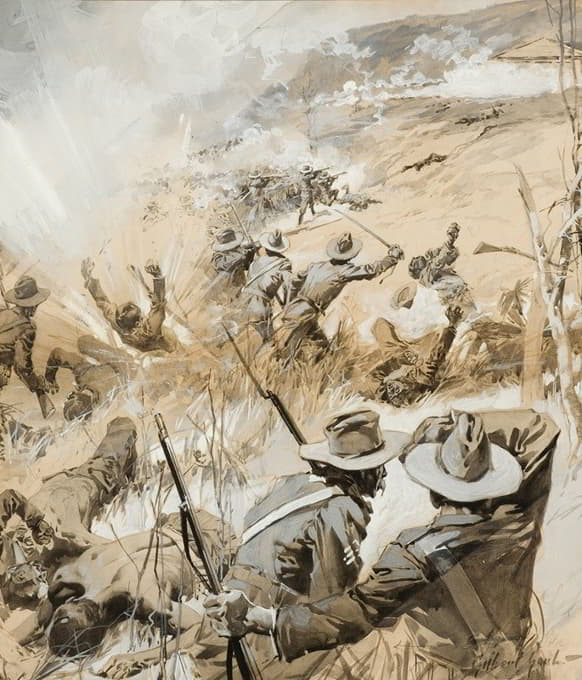 Gilbert Gaul - Spanish-American War Scene