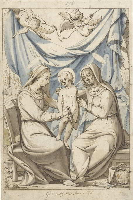 圣母玛利亚与圣母安娜