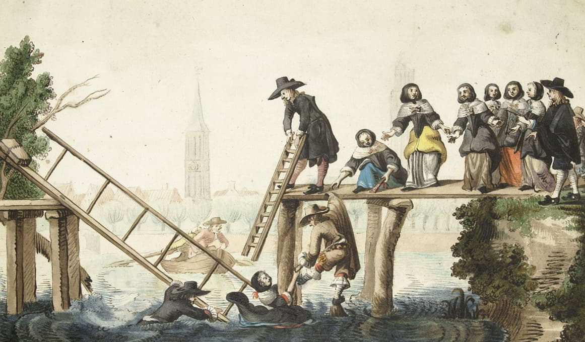断桥，哈门到博尔赫，c。1655