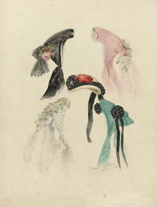 Héloïse Leloir-Colin - Le Journal des Dames et des Demoiselles, 1865, No. 760, Pl. 15