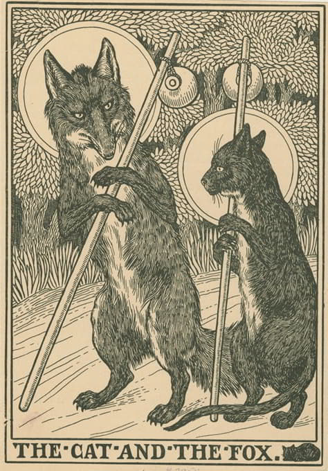 Percy J. Billinghurst - The cat and the fox.