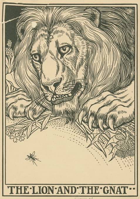 Percy J. Billinghurst - The lion and the gnat.