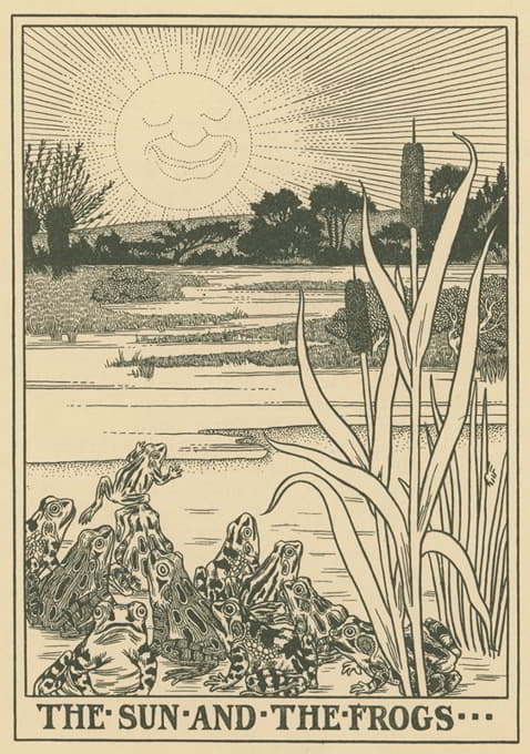 Percy J. Billinghurst - The sun and the frogs.